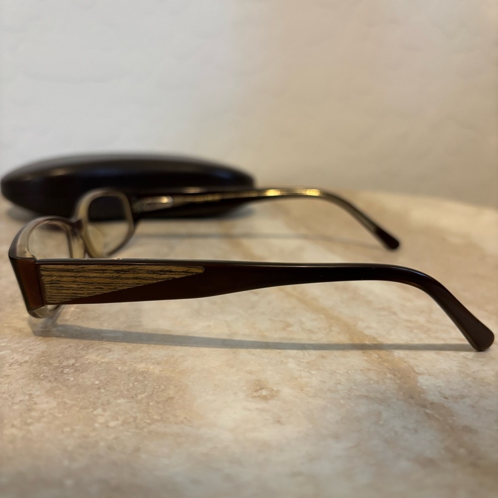 Vera Wang V033 Rounded Rectangular Eyeglasses - image 4